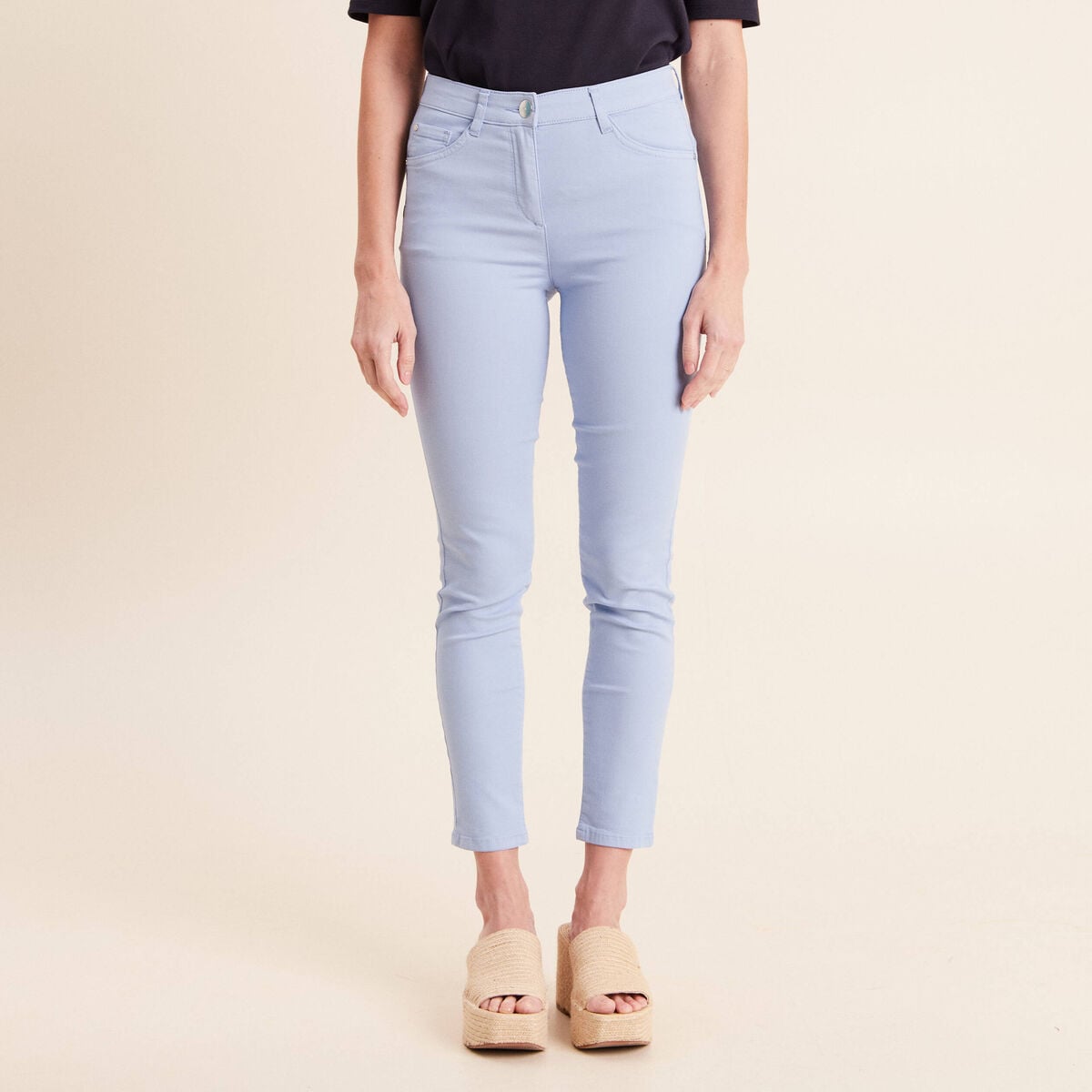 Pantalon magique Le L&eacute;ger coupe ajust&eacute;e bleu ciel femme