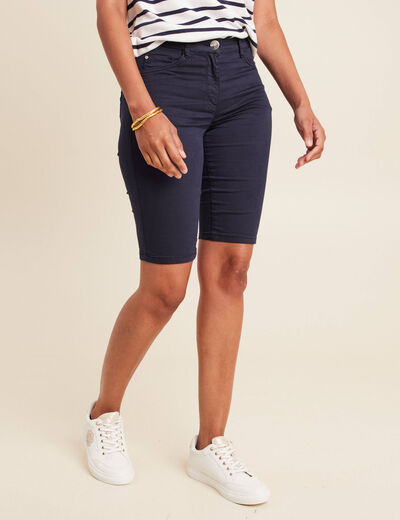 Bermuda magique Le L&eacute;ger bleu marine femme