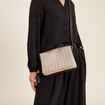 Sac 3 compartiments noir femme