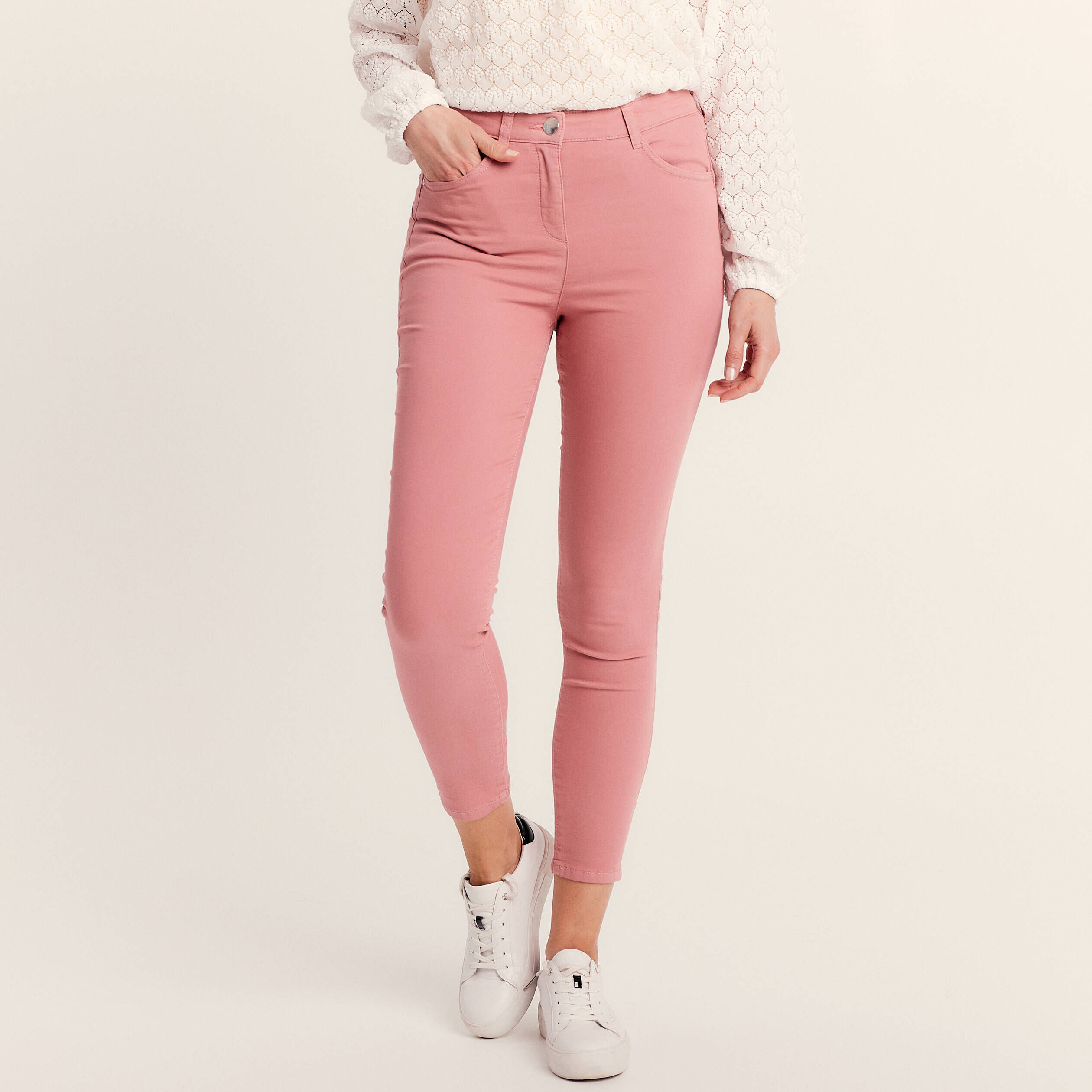 Les pantalons femme Rose Br al