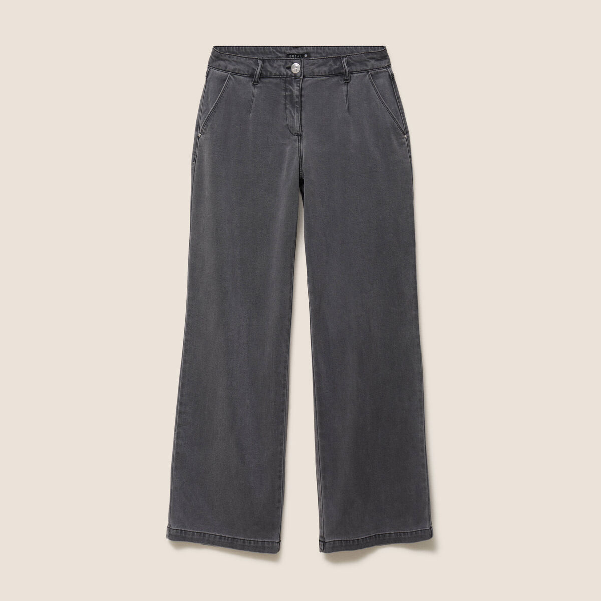 Jean denim gris femme