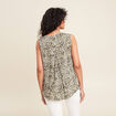 Blouse sans manches vert femme