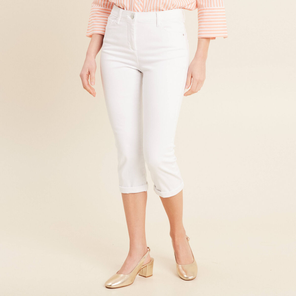 Pantalon magique l'unique blanc femme