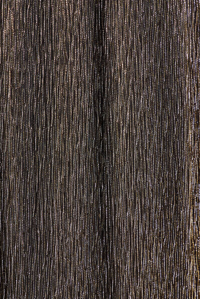 Jupe longue droite couleur or femme