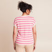 T-shirt manches courtes rose femme