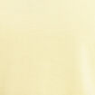 T-shirt col v manches courtes jaune clair femme