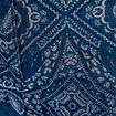 Pantalon ajusté bleu foncé femme