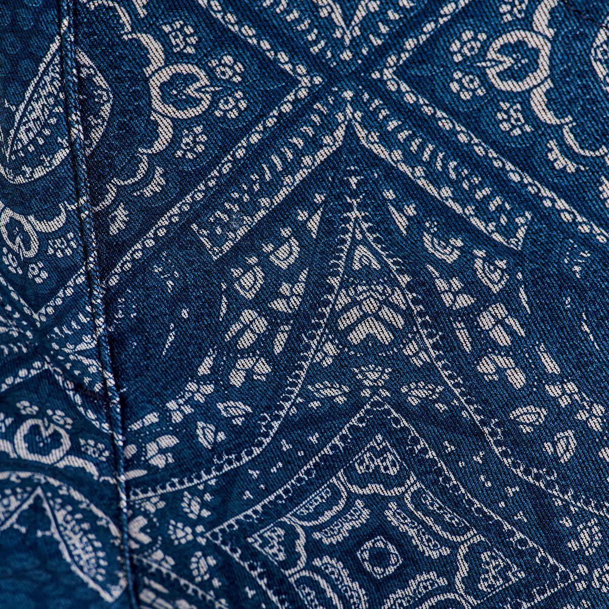 Pantalon ajusté bleu foncé femme