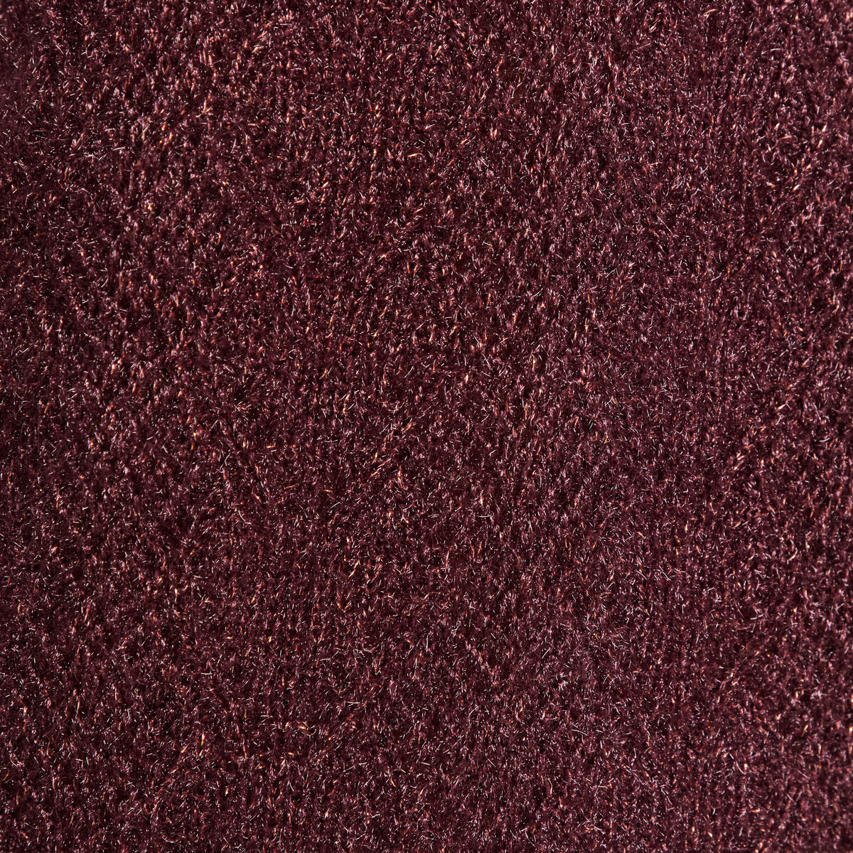 Pull manches longues bordeaux femme