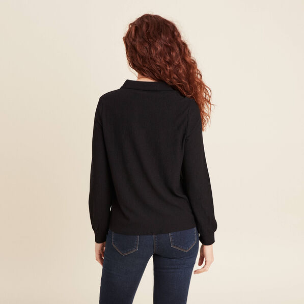 blouse manches longues noir femme Blouse manches longues noir femme