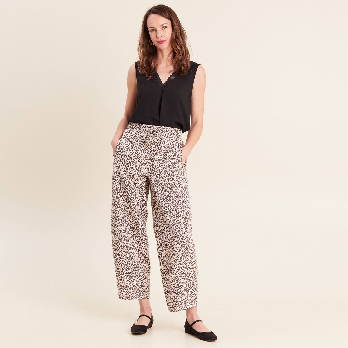 Pantalon blanc femme