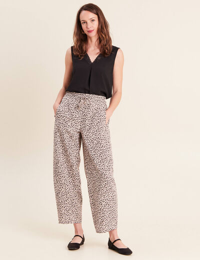 Pantalon blanc femme