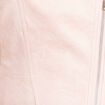 Veste droite zipp&eacute;e vieux rose femme