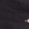 Jupe courte trap&egrave;ze en jean denim brut femme
