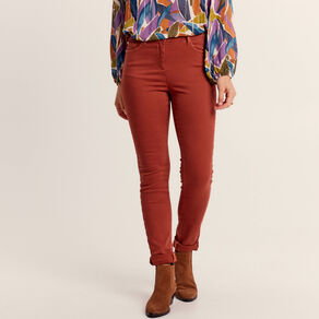 jean magique ajuste taille standard marron cognac femme Jean magique ajusté taille standard marron cognac femme