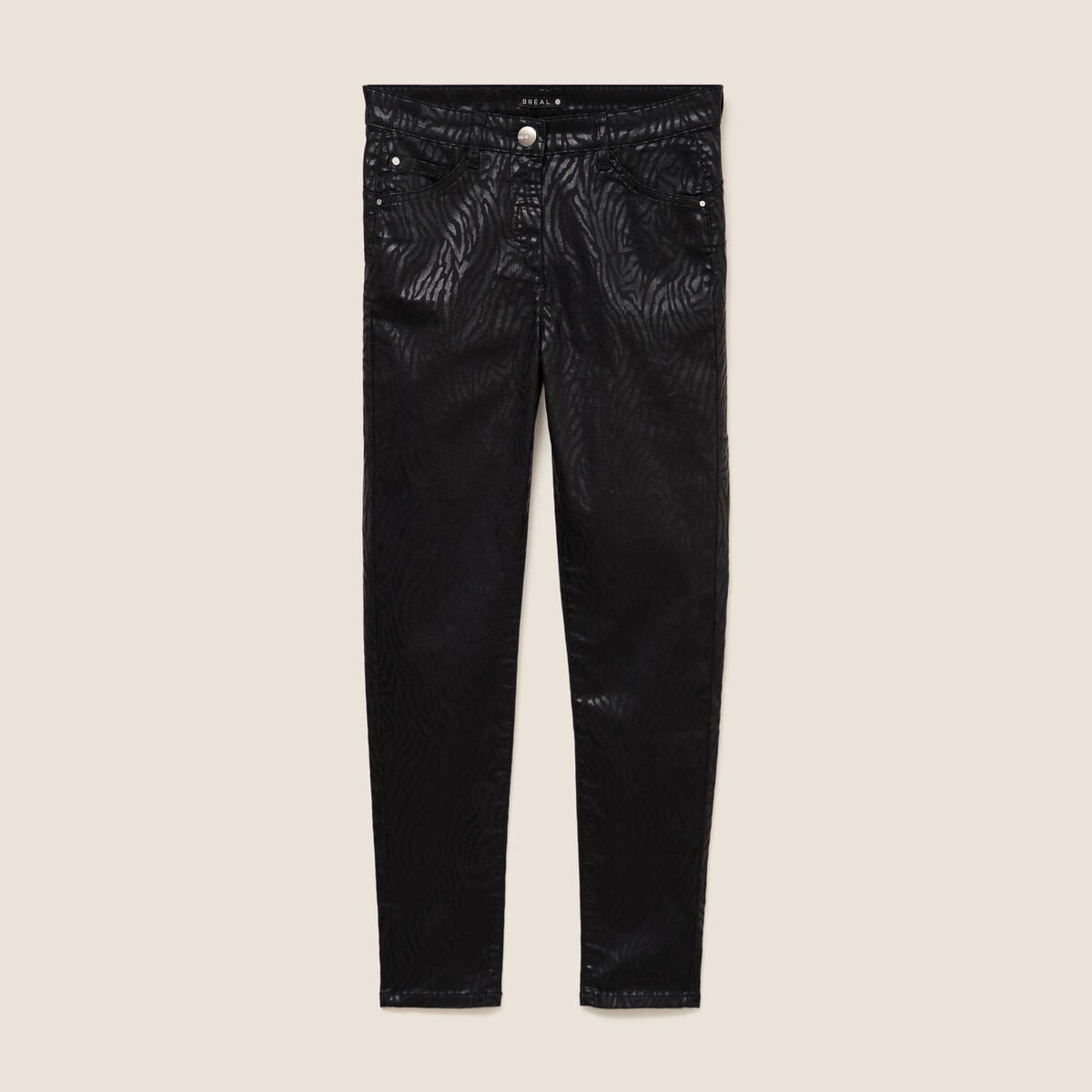 Pantalon magique Le L&eacute;ger enduit noir femme