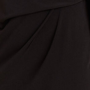robe cintree courte col rond noir femme Robe cintrée courte col rond noir femme
