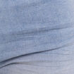 Short droit taille standard denim baby bleu femme