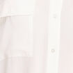 Chemise ample col chemise manches 3/4 ecru femme