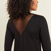 T-shirt manches longues noir femme