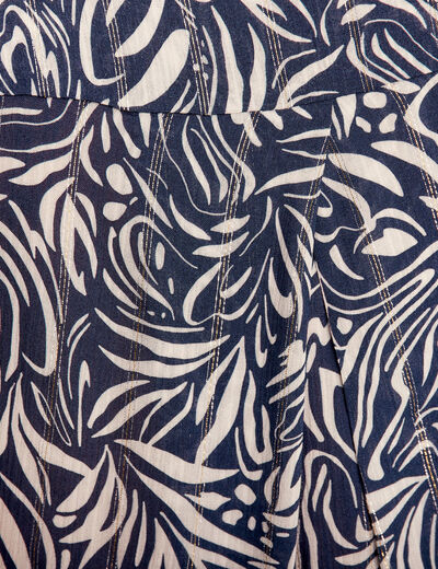 Blouse sans manches bleu femme