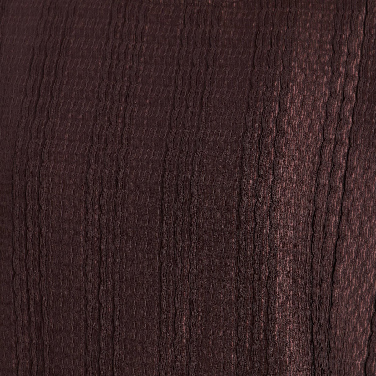 Blouse manches longues marron fonc&eacute; femme