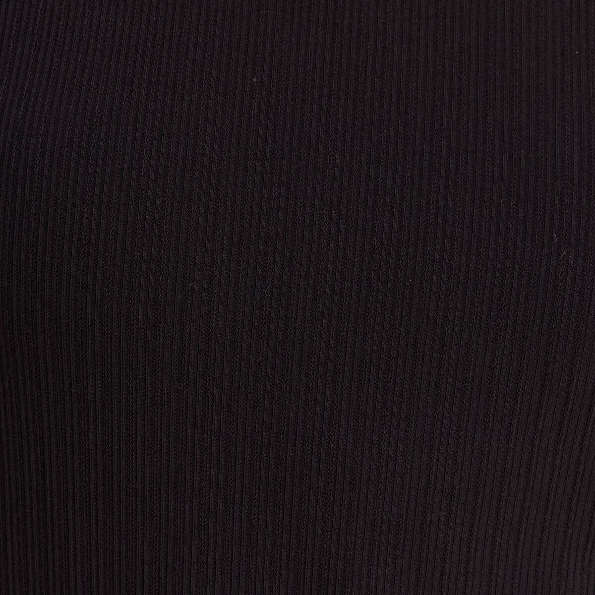 T-shirt thermique ajust&eacute; manches longues noir femme
