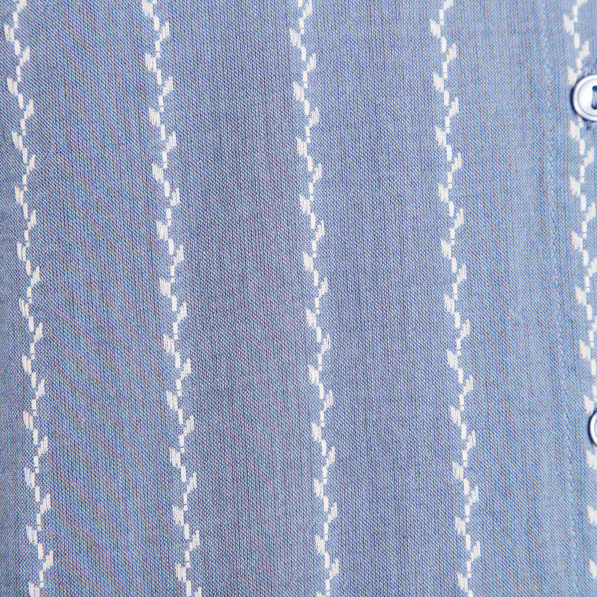 Chemise manches courtes bleu clair femme
