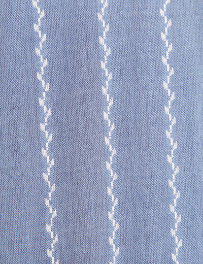 Chemise manches courtes bleu clair femme