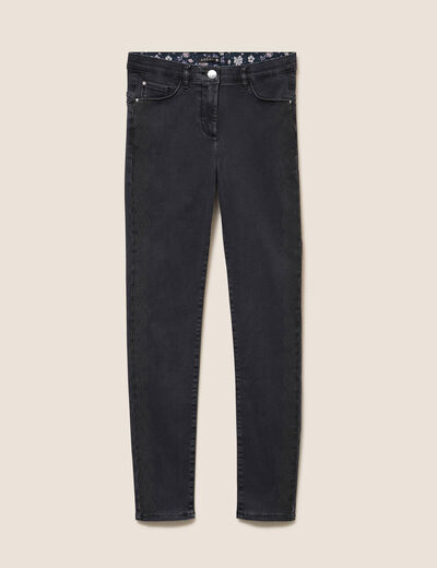 Pantalon magique l'unique denim gris femme