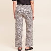 Pantalon large taille standard sable femme