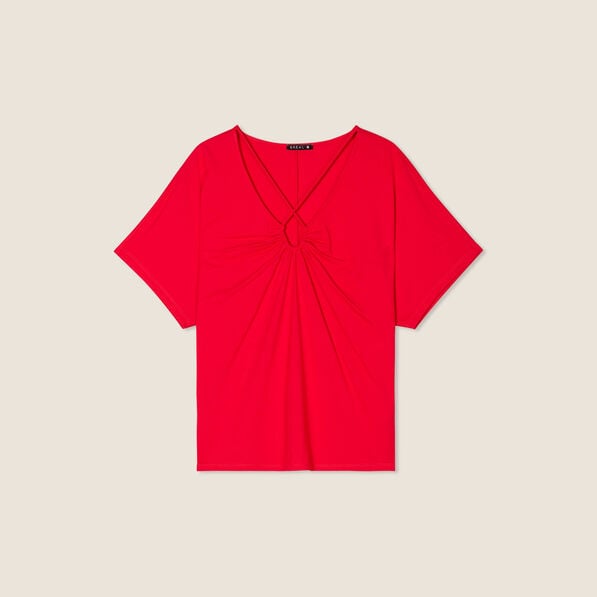 t shirt manches courtes rouge femme T-shirt manches courtes rouge femme