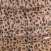 Pantalon large marron femme