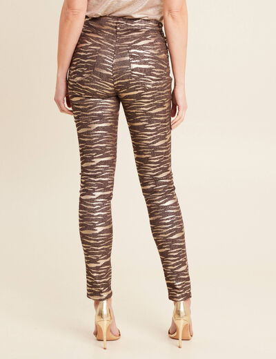 Pantalon magique L'Unique coupe ajust&eacute;e noir femme