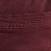 Pantalon coupe mom 7/8&egrave;me bordeaux femme
