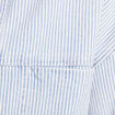 Veste ample en jean manches longues bleu femme