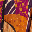 Chemise manches longues multicolore femme