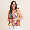 Blouse sans manches multicolore femme multicolore femme