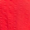Blouse col v manches courtes fluide rouge femme