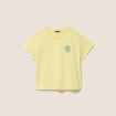 T-shirt droit manches courtes multicolore femme