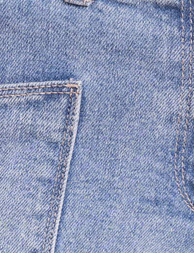 Jean coupe mom 7/8&egrave;me denim double stone femme
