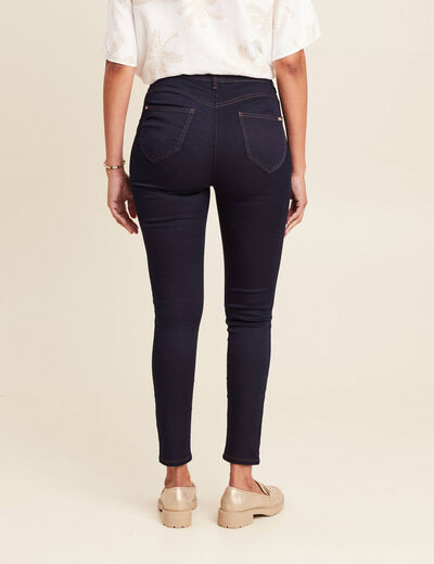 Jean magique Le L&eacute;ger ajust&eacute; 7/8&egrave;me denim brut femme