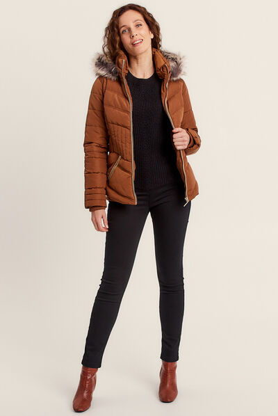Pull manches longues noir femme
