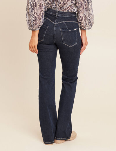 Jean magique L'Unique coupe bootcut denim brut femme