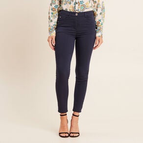 pantalon leger taille standard 78eme bleu marine femme Pantalon léger taille standard 7/8ème bleu marine femme