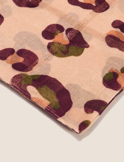 Foulard voile transparent 90x180 cm multicolore femme