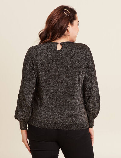 Pull manches longues camel femme