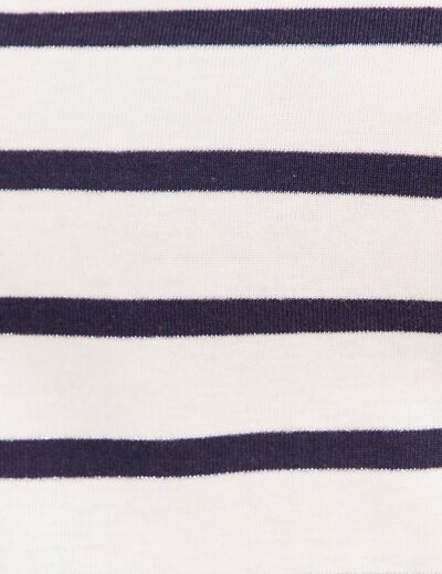 T-shirt manches courtes blanc femme