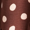 Robe courte &eacute;vas&eacute;e col chemise marron femme