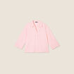 Chemise manches 3/4 orange femme